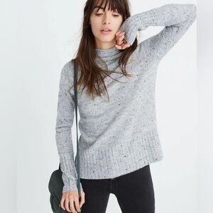 Madewell Donegal Inland Turtleneck Sweater in Coziest Yarn